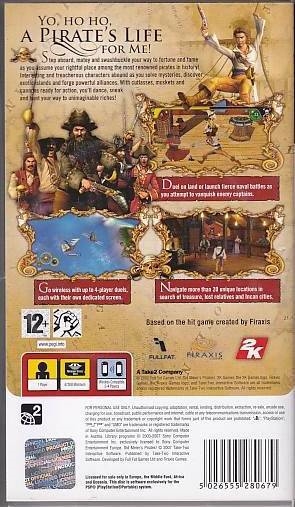 Sid Meier\'s Pirates - PSP Spil (B Grade) (Genbrug)